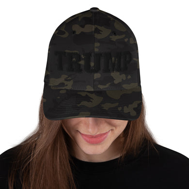 TRUMP Structured Twill Cap Black logo