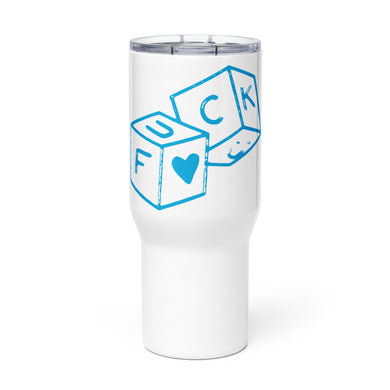 F*CK dice Travel mug with a handle