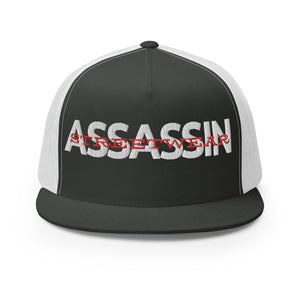 Assassin Streetwear 3D Puff Trucker Hat