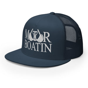 Motor Boatin' Trucker Cap