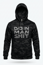 Doin’ Man Shit! Black Camo independent hoodie
