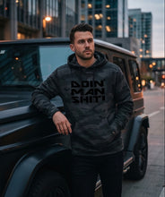 Doin’ Man Shit! Black Camo independent hoodie
