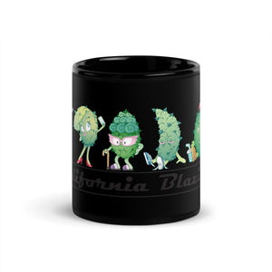 California Blazins' Black Glossy Mug