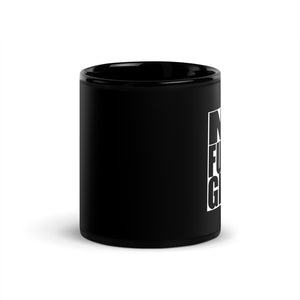 No Fucks Given Black Glossy Mug