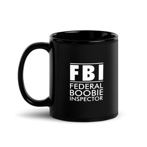 FBI Black Glossy Mug