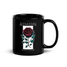 Assassin Streetwear Black Glossy Mug