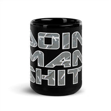 DMS Diamond Plate Black Glossy Mug