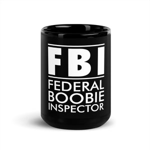 FBI Black Glossy Mug