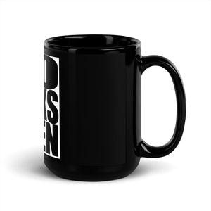 No Fucks Given Black Glossy Mug