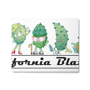 California Blazins' Metal Sign