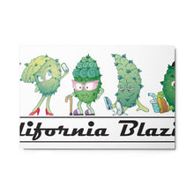 California Blazins' Metal Sign