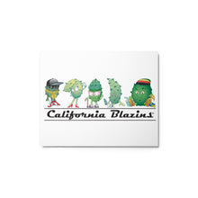 California Blazins' Metal Sign