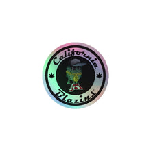 California Blazins' Circle Holographic stickers
