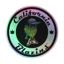 California Blazins' Circle Holographic stickers