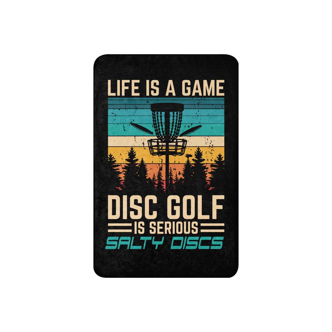 Salty Discs Sherpa blanket