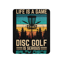 Salty Discs Sherpa blanket