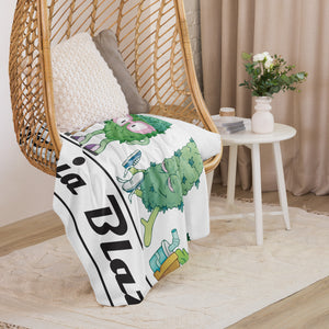 California Blazins' Posse Sherpa blanket