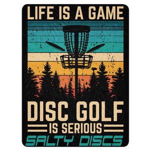 Salty Discs Sherpa blanket