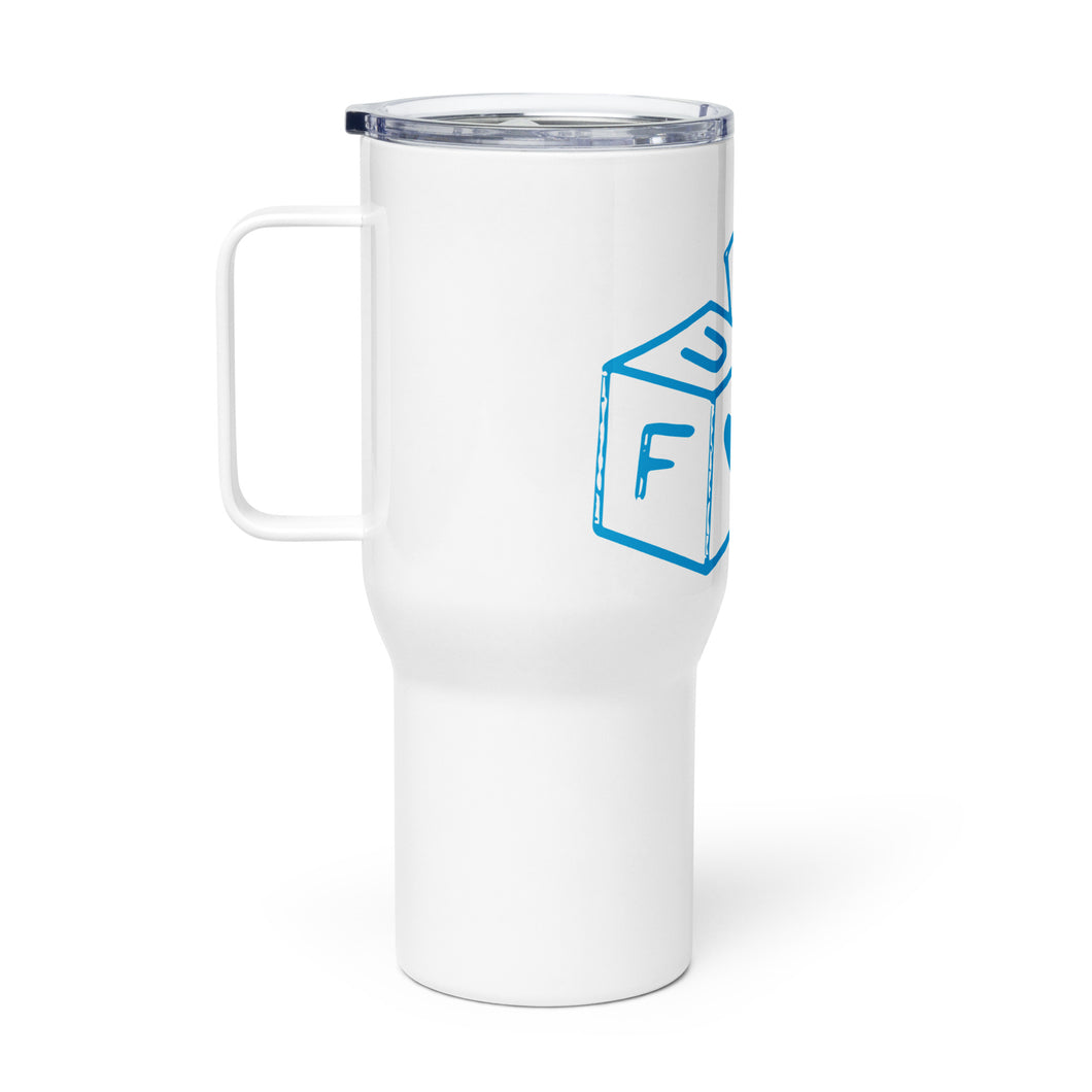 F*CK dice Travel mug with a handle
