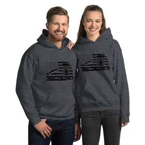 Salty Discs Flag Unisex Hoodie - Gildan