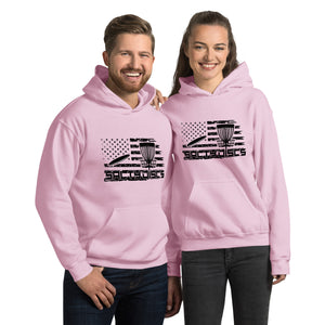 Salty Discs Flag Unisex Hoodie - Gildan