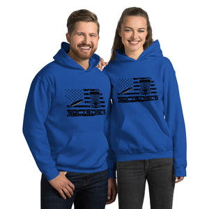 Salty Discs Flag Unisex Hoodie - Gildan