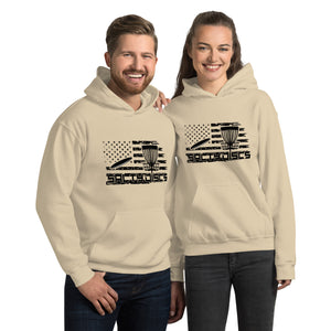 Salty Discs Flag Unisex Hoodie - Gildan