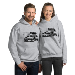 Salty Discs Flag Unisex Hoodie - Gildan