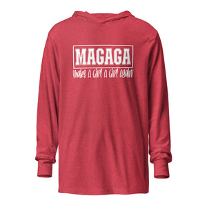 #MAGAGA Make A Girl A Girl Again! Hooded long-sleeve tee