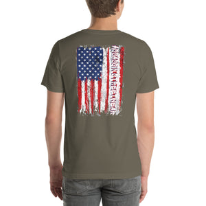 Assassin Streetwear Left Chest & Flag Back t-shirt