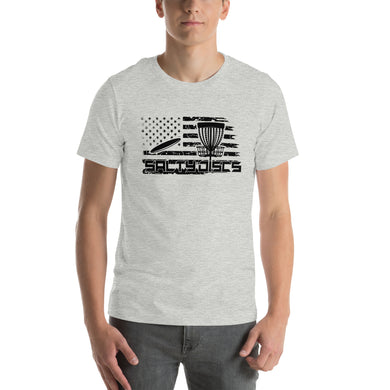 Salty Discs - flag unisex t-shirt