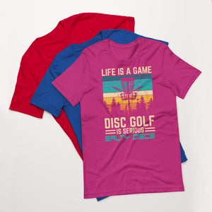 Salty Discs - Life is a Game unisex t-shirt