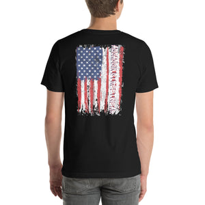 Assassin Streetwear Left Chest & Flag Back t-shirt