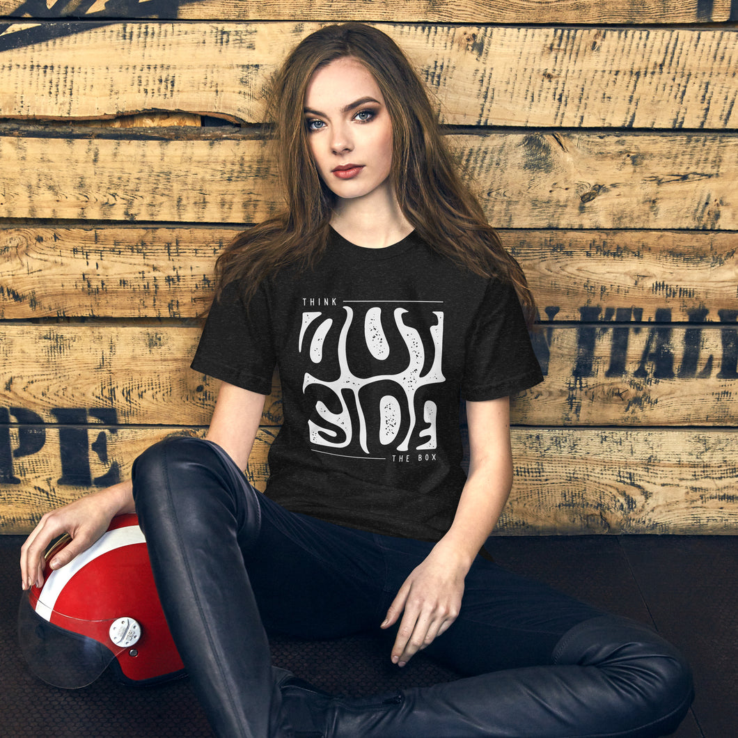 Think outside the box Unisex t-shirt