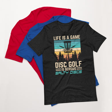 Salty Discs - Life is a Game unisex t-shirt