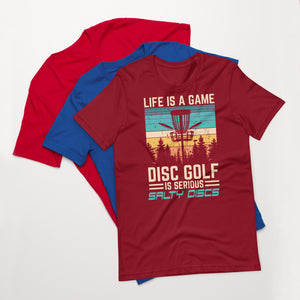 Salty Discs - Life is a Game unisex t-shirt