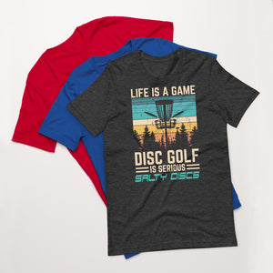 Salty Discs - Life is a Game unisex t-shirt