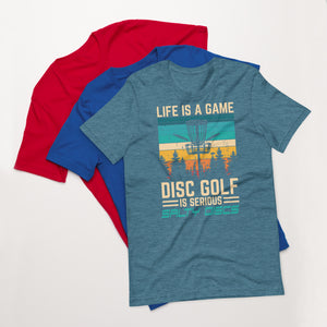 Salty Discs - Life is a Game unisex t-shirt
