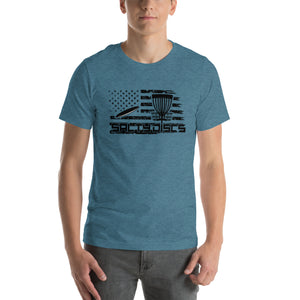 Salty Discs - flag unisex t-shirt