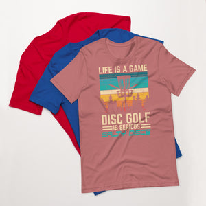 Salty Discs - Life is a Game unisex t-shirt