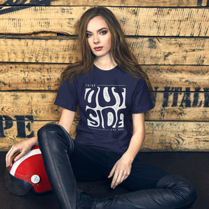Think outside the box Unisex t-shirt