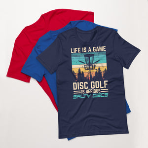 Salty Discs - Life is a Game unisex t-shirt