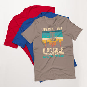 Salty Discs - Life is a Game unisex t-shirt