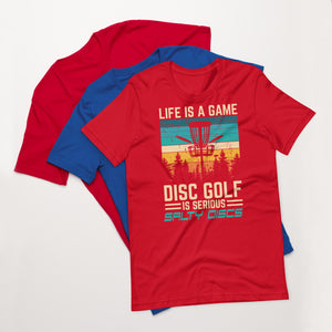 Salty Discs - Life is a Game unisex t-shirt