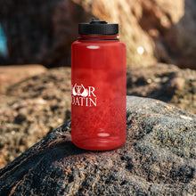 Motor Boatin' Wide mouth plastic water bottle