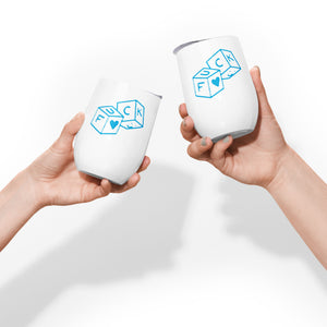 F*CK dice Wine tumbler