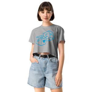 F*CK dice Women’s crop top