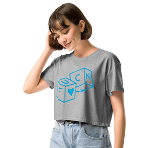 F*CK dice Women’s crop top