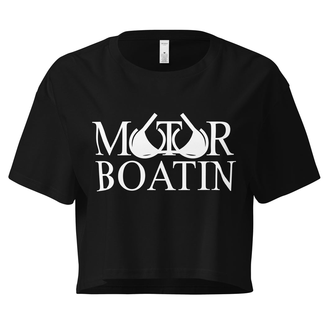 Motor Boatin' Women’s crop top