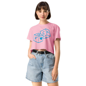 F*CK dice Women’s crop top